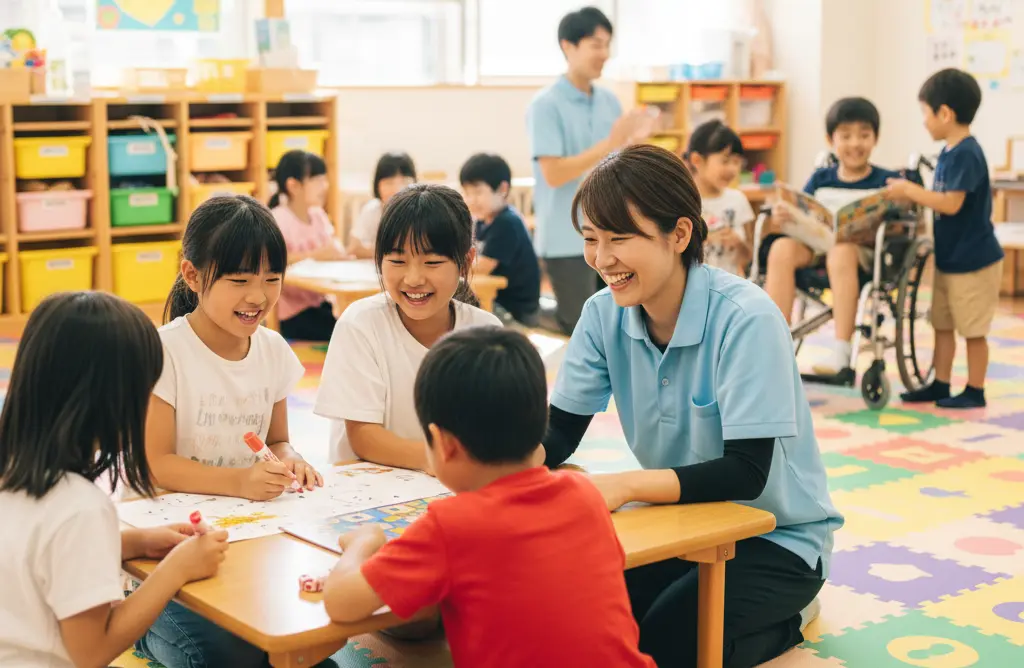 放課後等デイサービス施設の雰囲気