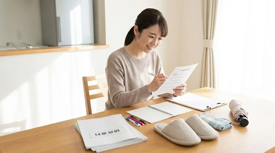 ケアマネ実習事前準備の様子